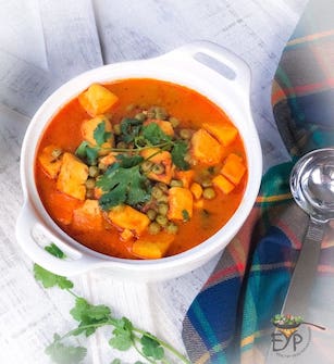 Matar Paneer - Light Everyday Recipe - Family Meal Plan - Enhance Your Palate