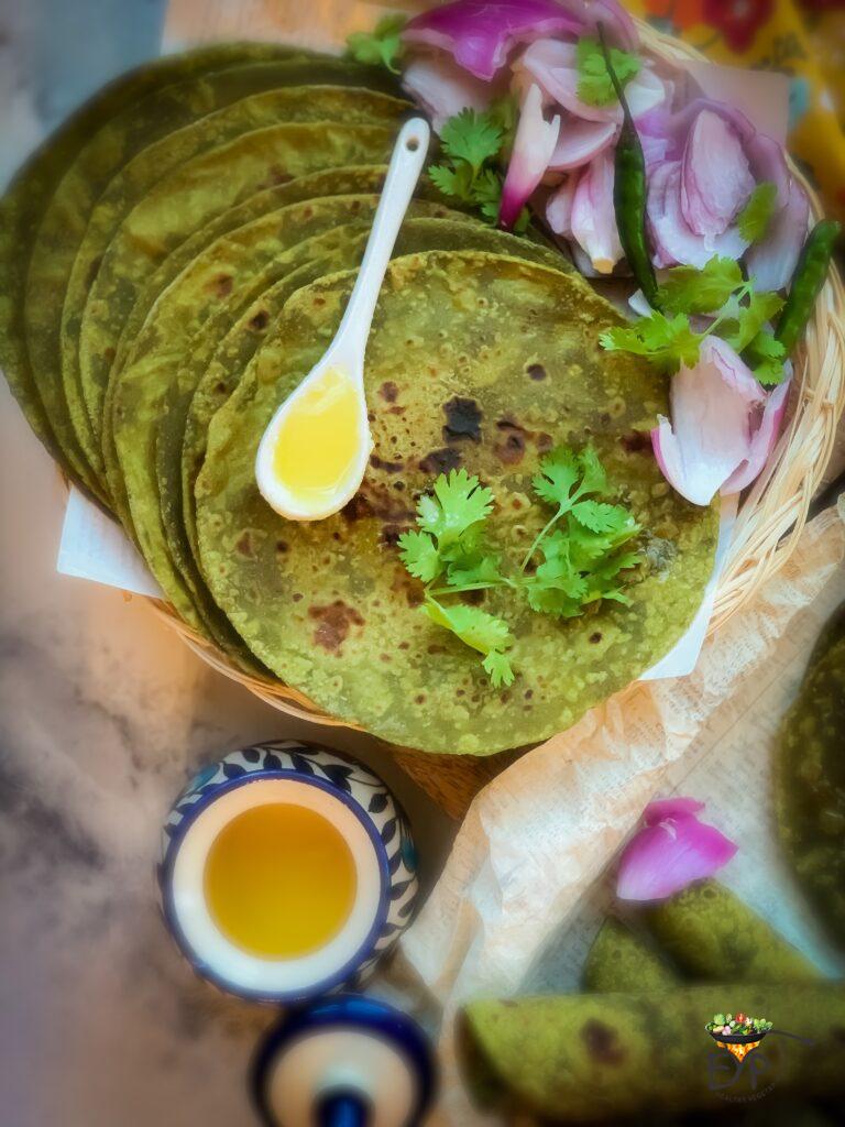 Avocado Spinach Chapati