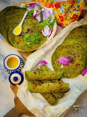 Avocado Spinach Chapati