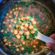 Chana Saag – Chickpea and Spinach Curry