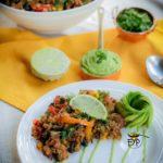 Mexican Quinoa Recipe with beans and vegetables