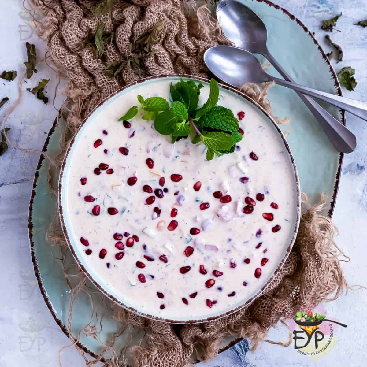 Mixed Vegetable Raita Seasoned Yogurt Enhance Your Palate