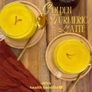 Saffron Turmeric Golden Latte recipe