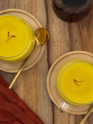 saffron turmeric latte recipe